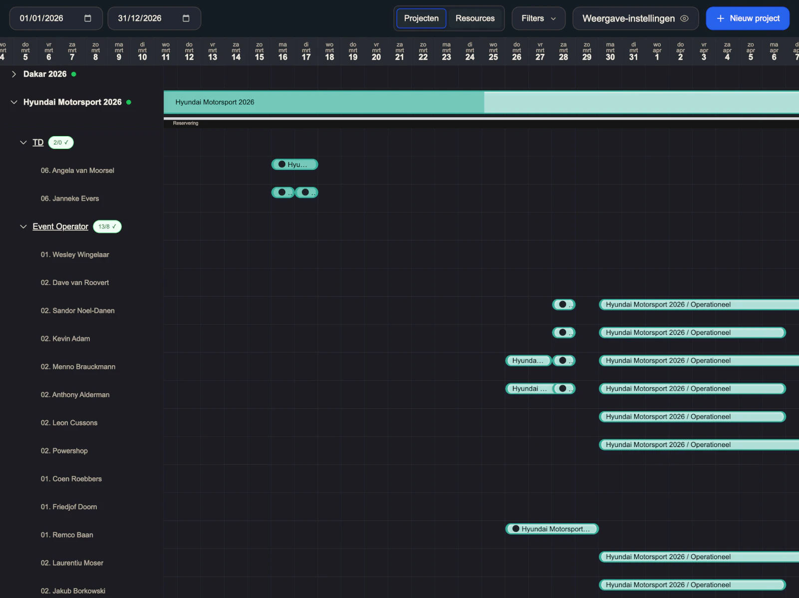 EasyLog dark planner frame 3 focused on a narrower planning state.